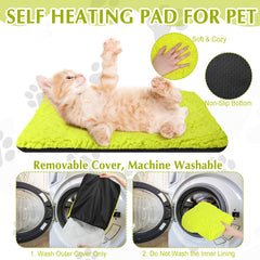 Drydiet cat pad anti-slip bottom keeps mat in place during naps