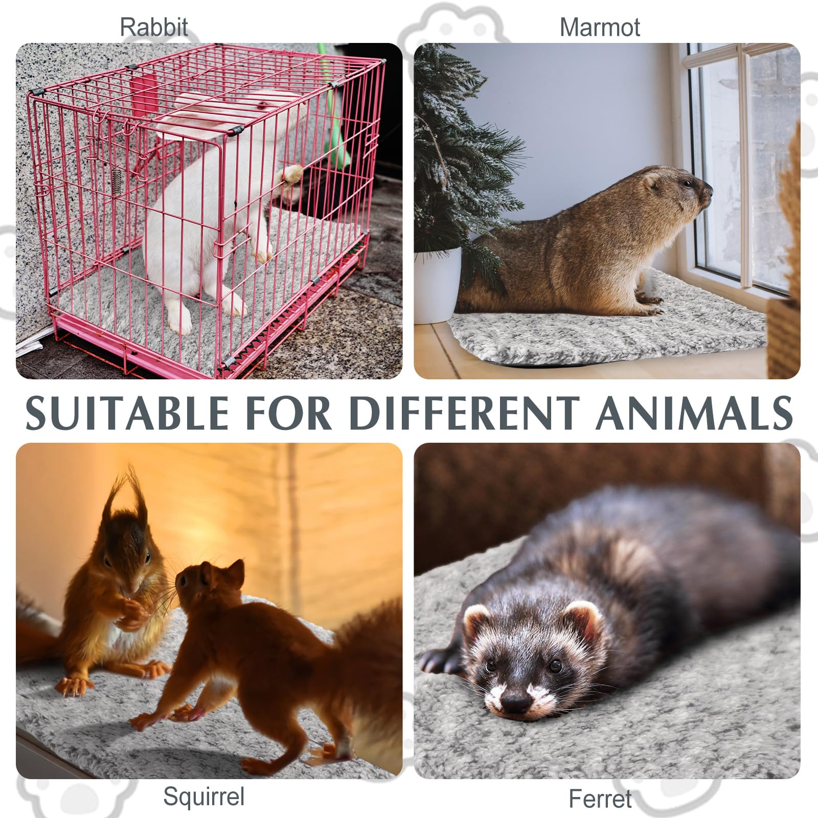 Drydiet cat pad gray travel-ready, lightweight for on-the-go warmth.