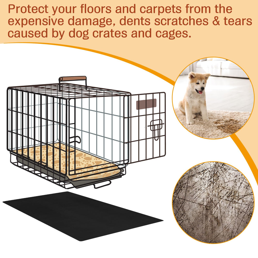 Drydiet pad can be cut to fit crates, pens, or whelping areas.