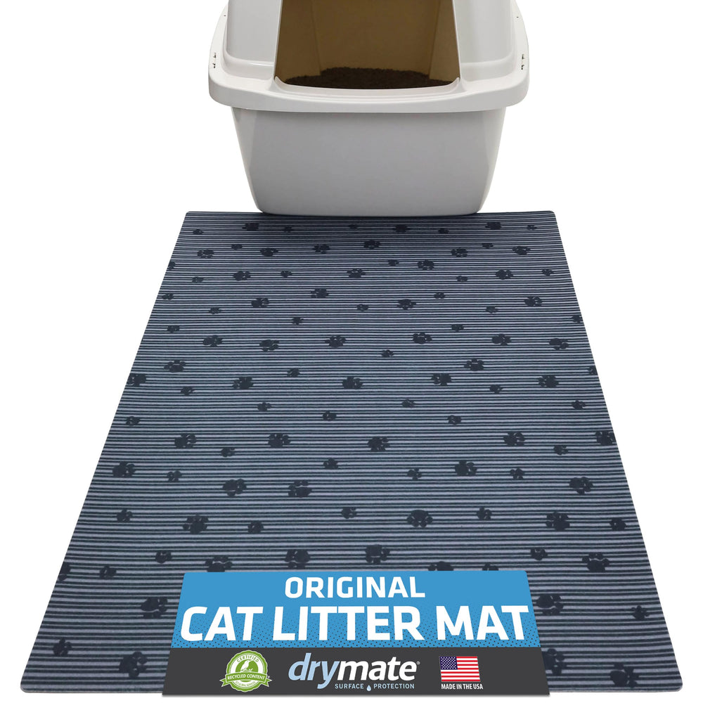 Drymate Alfombrilla para arena de gato absorbe derrames y protege los suelos de casa.