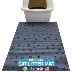 Drymate Alfombrilla para arena de gato absorbe derrames y protege los suelos de casa.