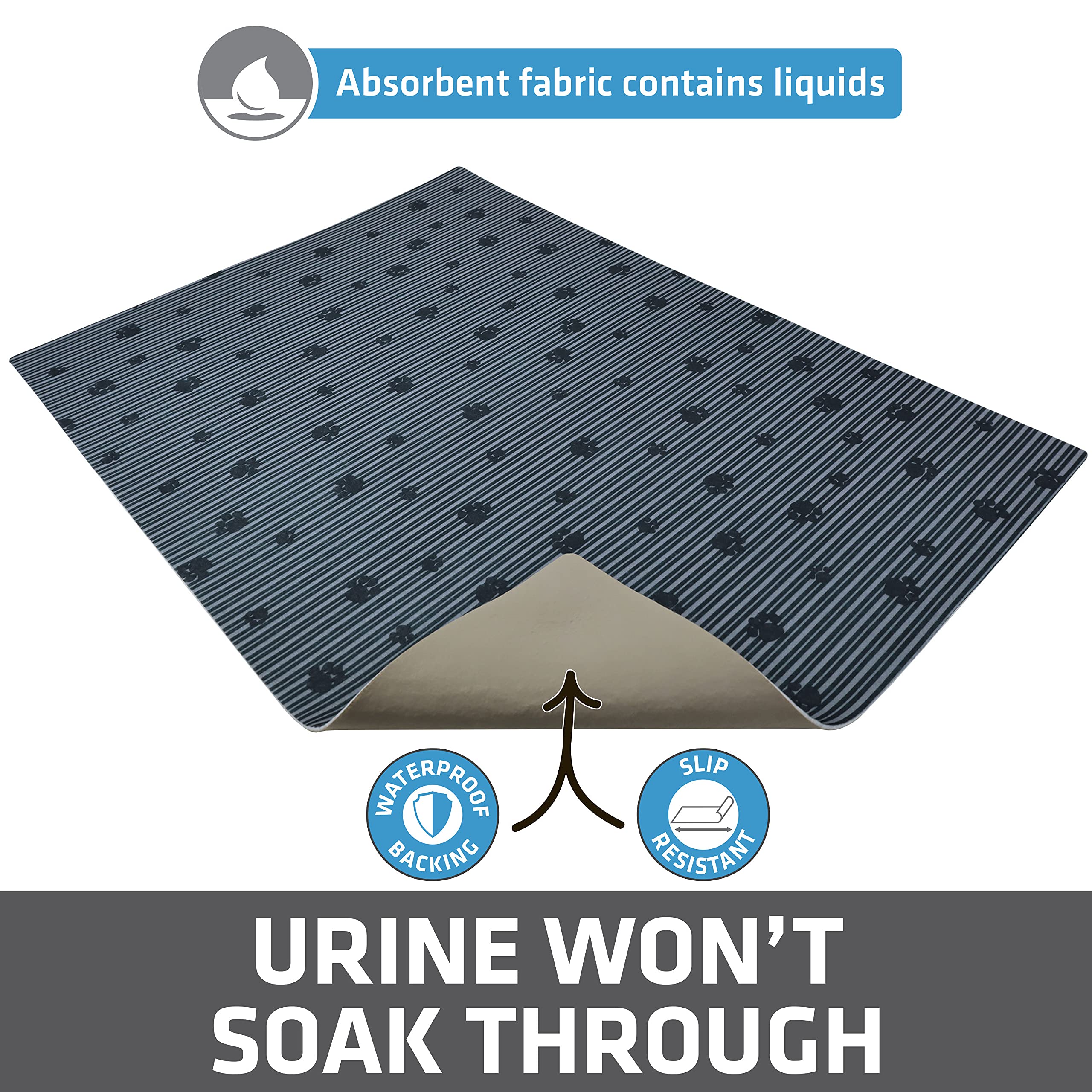 Drymate Alfombrilla para patas suaves reduce la arena en el pelaje y muebles.