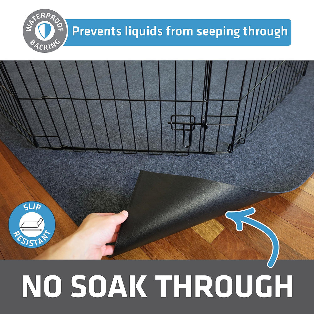 Drymate Jumbo Dog Playpen Mat waterproof bottom prevents leaks and protects floors