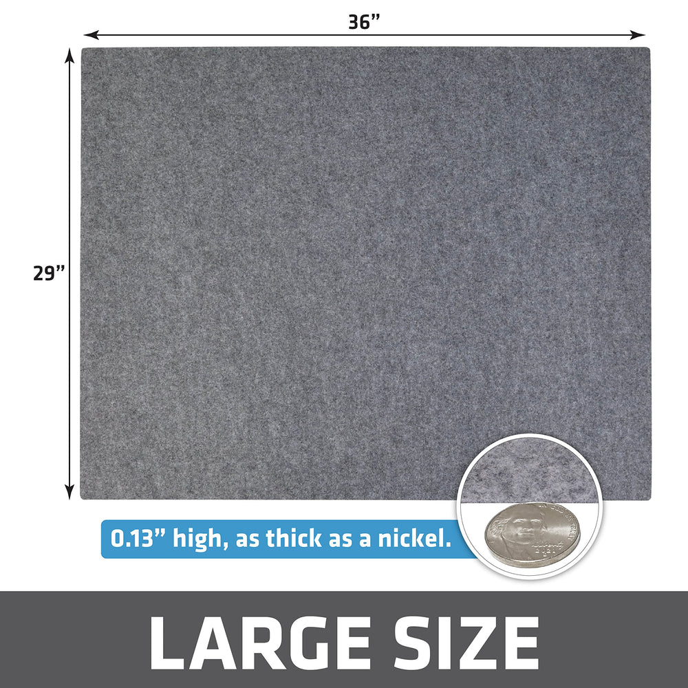 Drymate pad with non-slip bottom prevents sliding during use.