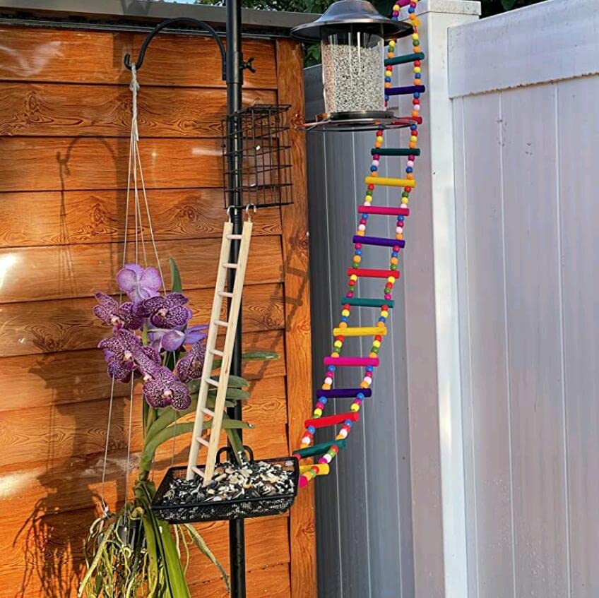 DS. DISTINCTIVE STYLE bird-cage-decoration-bridge brightens the enclosure and stimulates curiosity.
