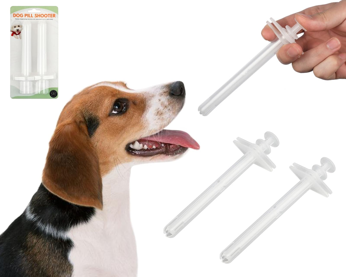 DS. DISTINCTIVE STYLE Dog Pill Shooter two-piece set for easy at-home pill delivery.