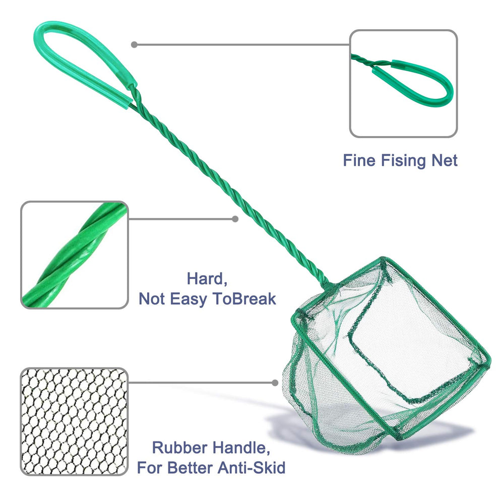 DSSPORT mesh close-up green shows fine 4-inch net mesh ideal for small fish.