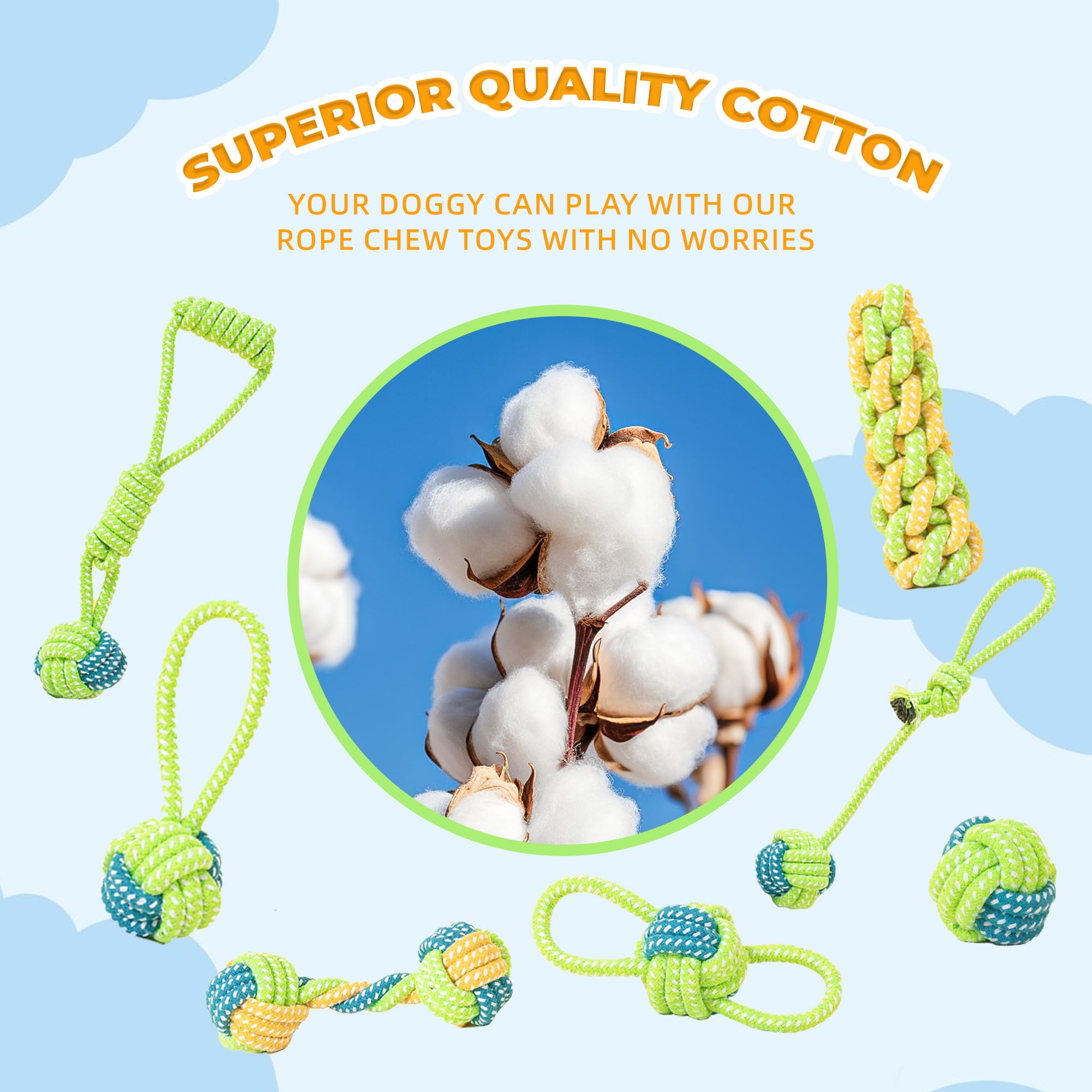 DSUMD indoor-outdoor play scene — versatile use for fetch, tug, and training.