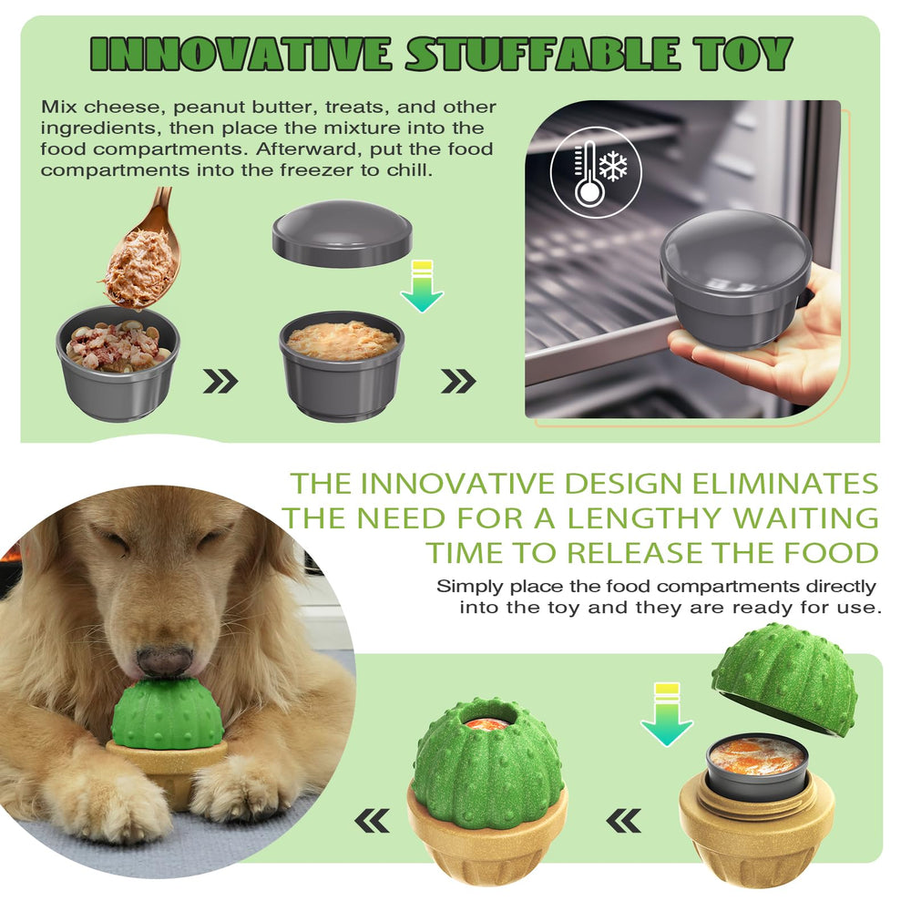 DSUMD slow puzzle feeder green promotes controlled treat pacing