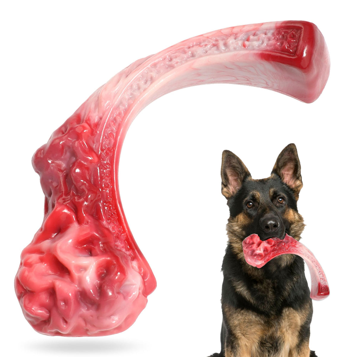 DSUMD tough dog toy nylon bone designed for strong chewers and long-lasting sessions.