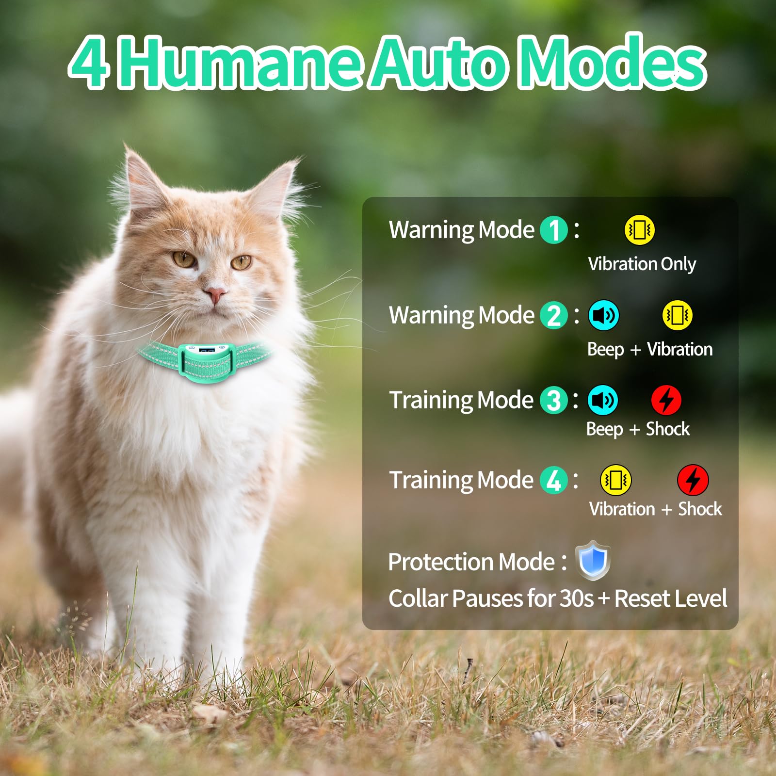DTCollar adjustable nylon collar provides comfortable fit for various cat neck sizes.