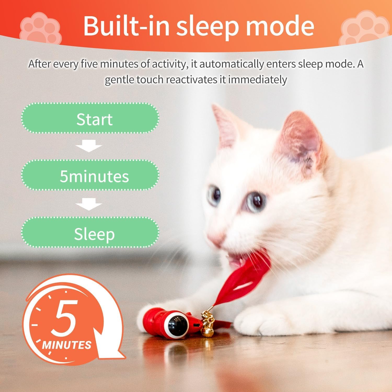 Duasdne Kitifish USB charging enables quick, extended play sessions