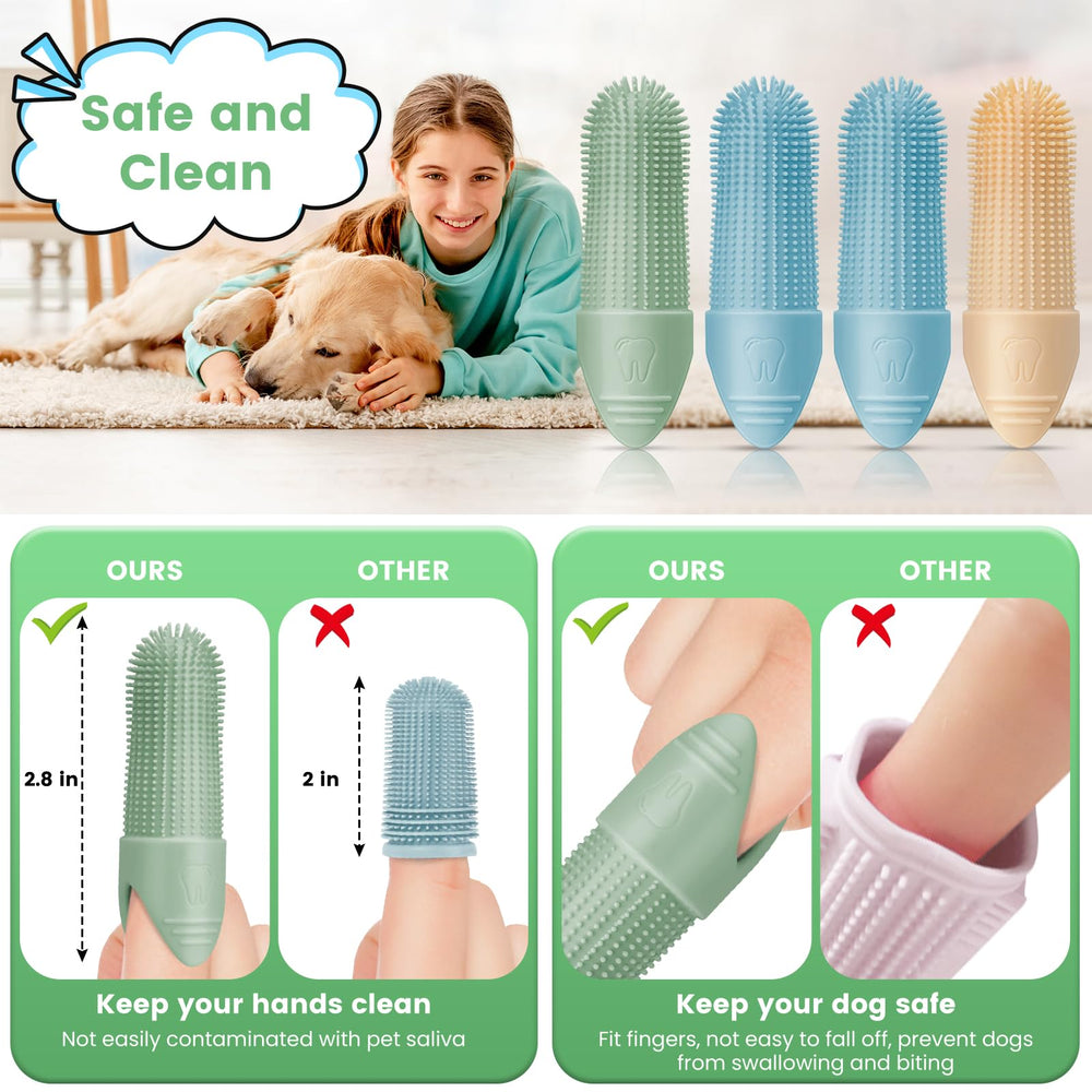 Duckart lengthened design keeps hands clean during brushing sessions