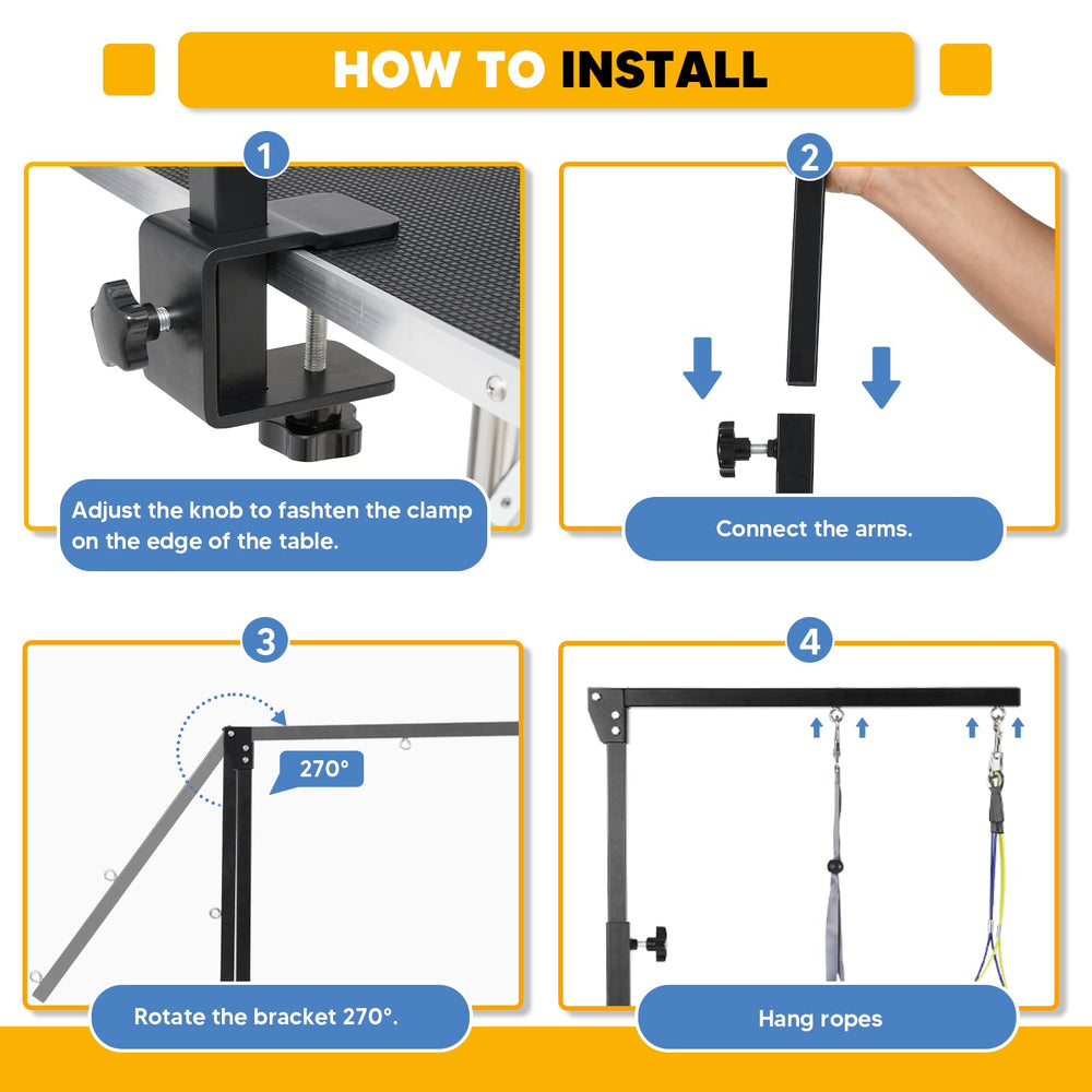 Duckygoo home-use setup shown for bathing, drying, and trimming at home.