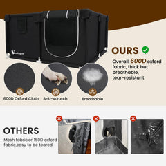 Duckygoo whelping box sturdy frame provides stable shelter during delivery and bonding