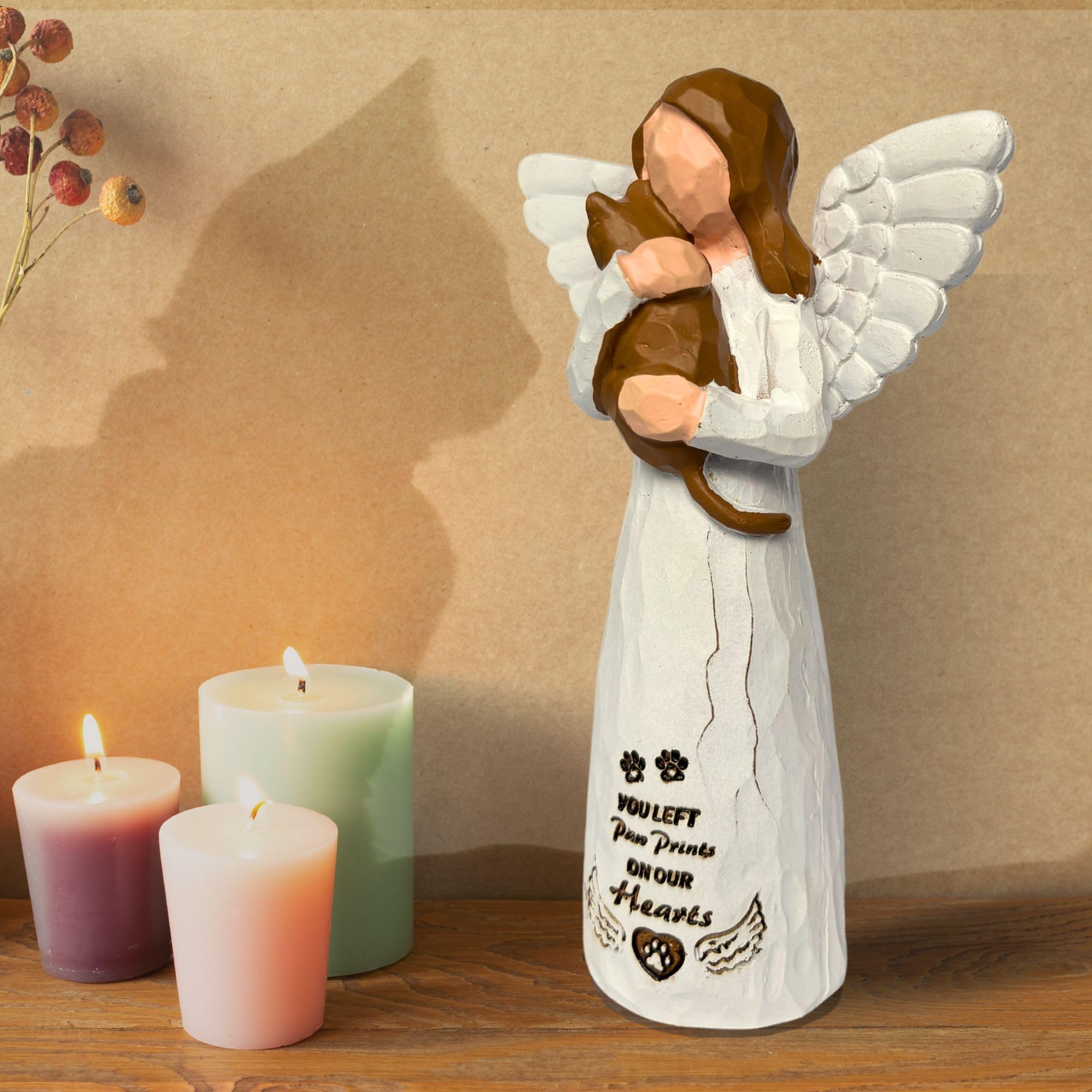 DUDULOVY cat memorial gift offers heartfelt remembrance for pet lovers.