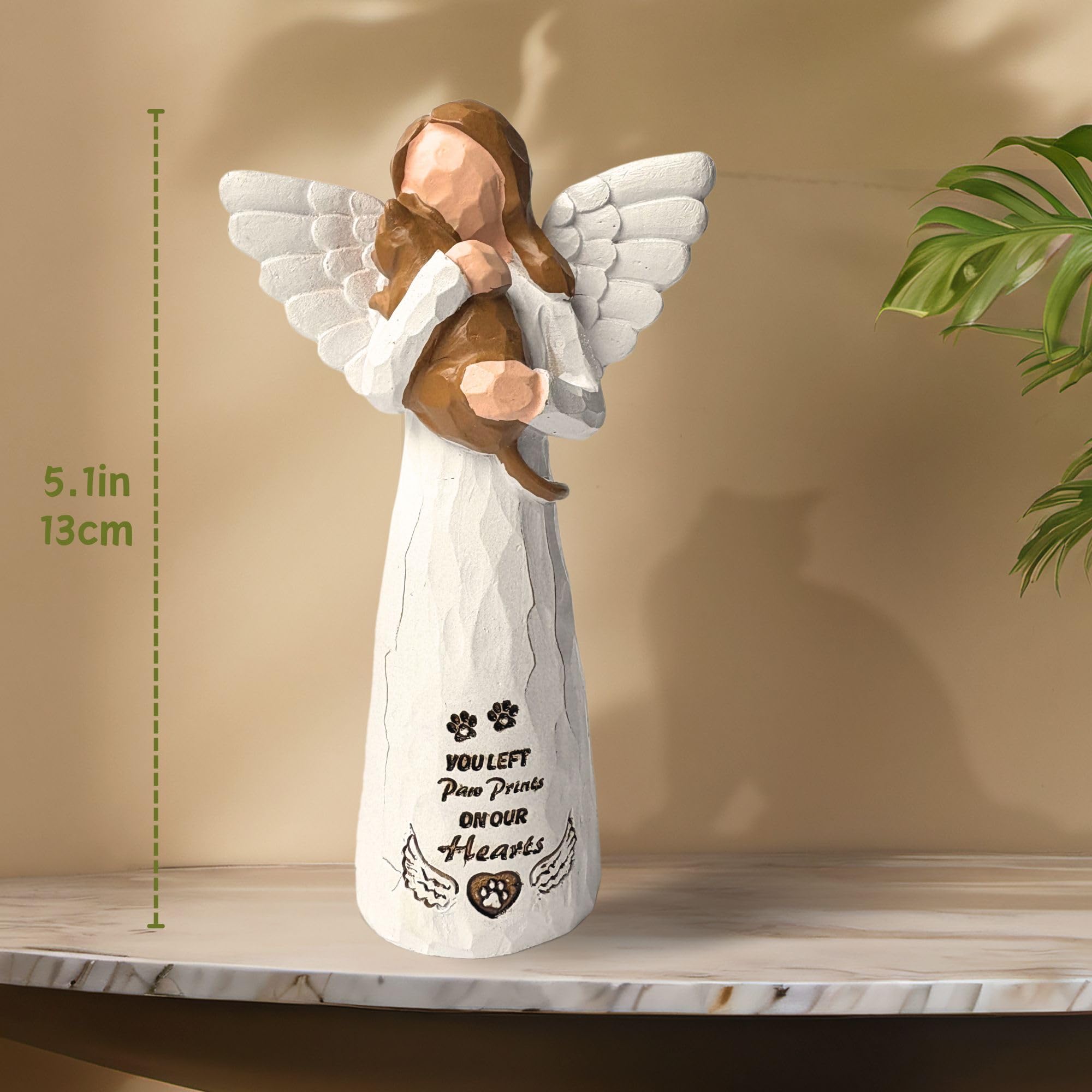 DUDULOVY tabletop memorial statue fits living spaces, adding warmth and calm.