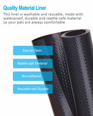 Duedusto 120G Terrarium Mat provides waterproof lining for durable, low-maintenance habitats.