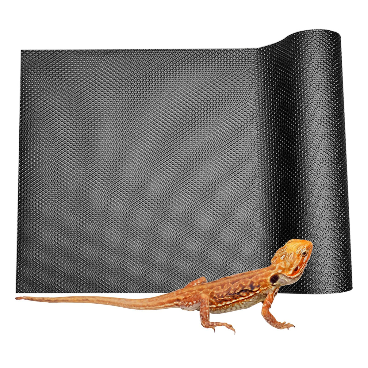 Duedusto Bearded Dragon Tank Mat shows a durable, easy-to-clean surface for tidy enclosures.
