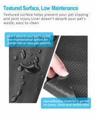 Duedusto Reptile Liner Waterproof highlights non-absorbent layer ideal for quick spot cleaning.