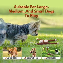 Duepay plush-monkey-dog-toy suitable for small to large dogs with cozy comfort.