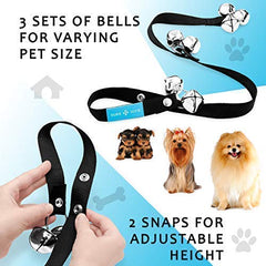 Duke & Dixie dog doorbells two bells demonstrate dual signals for multi-pet homes.
