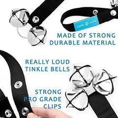 Duke & Dixie dog doorbells whistle image highlights the whistle for quick alerts.