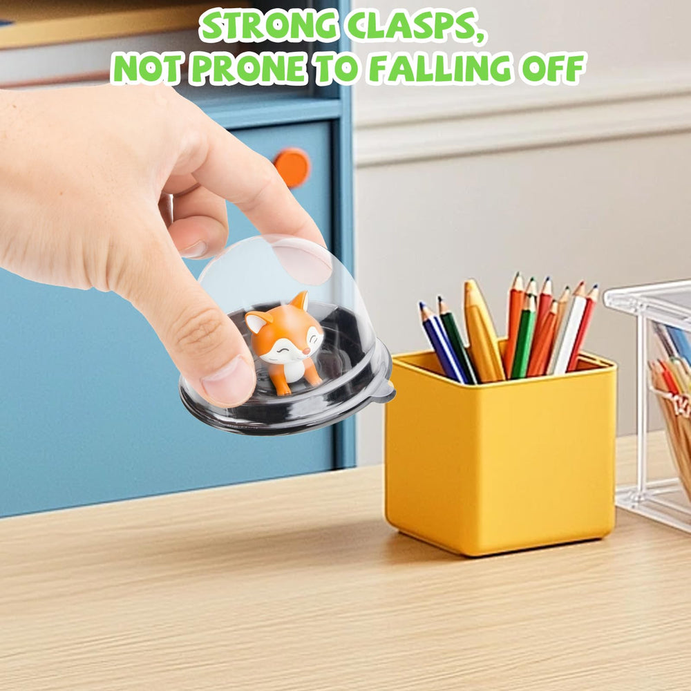 Dukrouk eco-friendly plastic dome shows clear visibility.