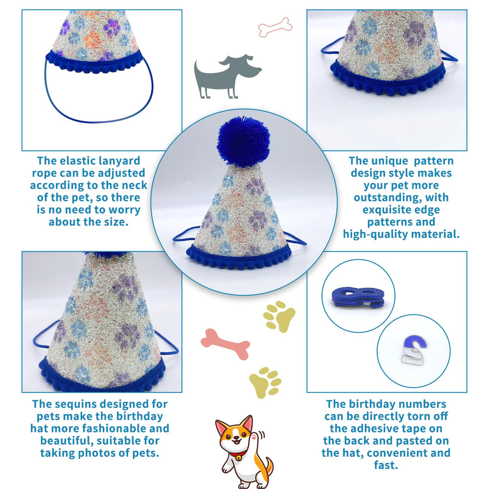 duludulu blue dot balloons brighten dog birthday table styling