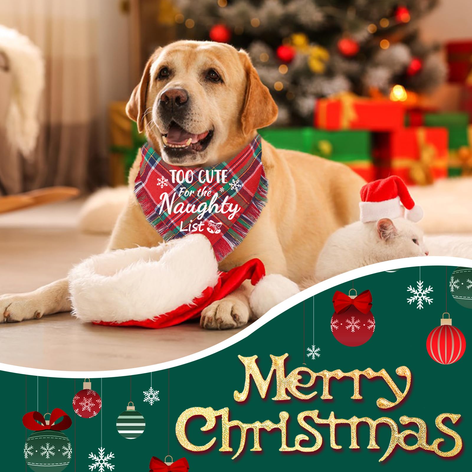duludulu christmas bandana set for dogs three-pack offers great value