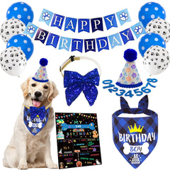 duludulu dog birthday banner for festive celebration photos