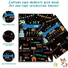 duludulu dog party hats with numbers for milestone celebrations