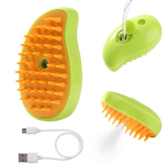 Dumpill Steam Brush 3-in-1 hair removal and massage for pets.