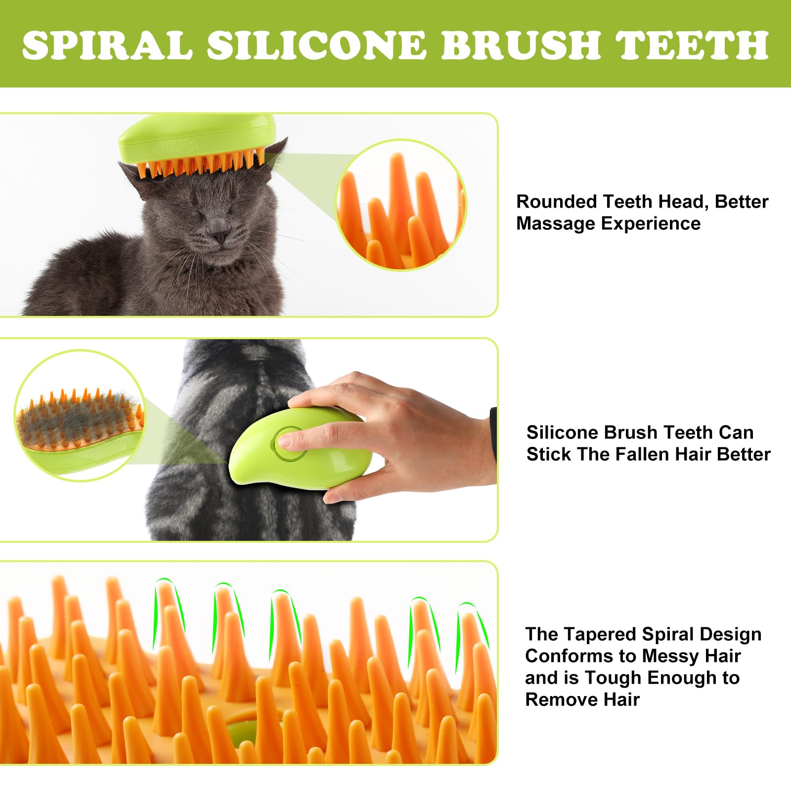 Dumpill Mango-shaped design provides ergonomic grip for comfortable brushing.