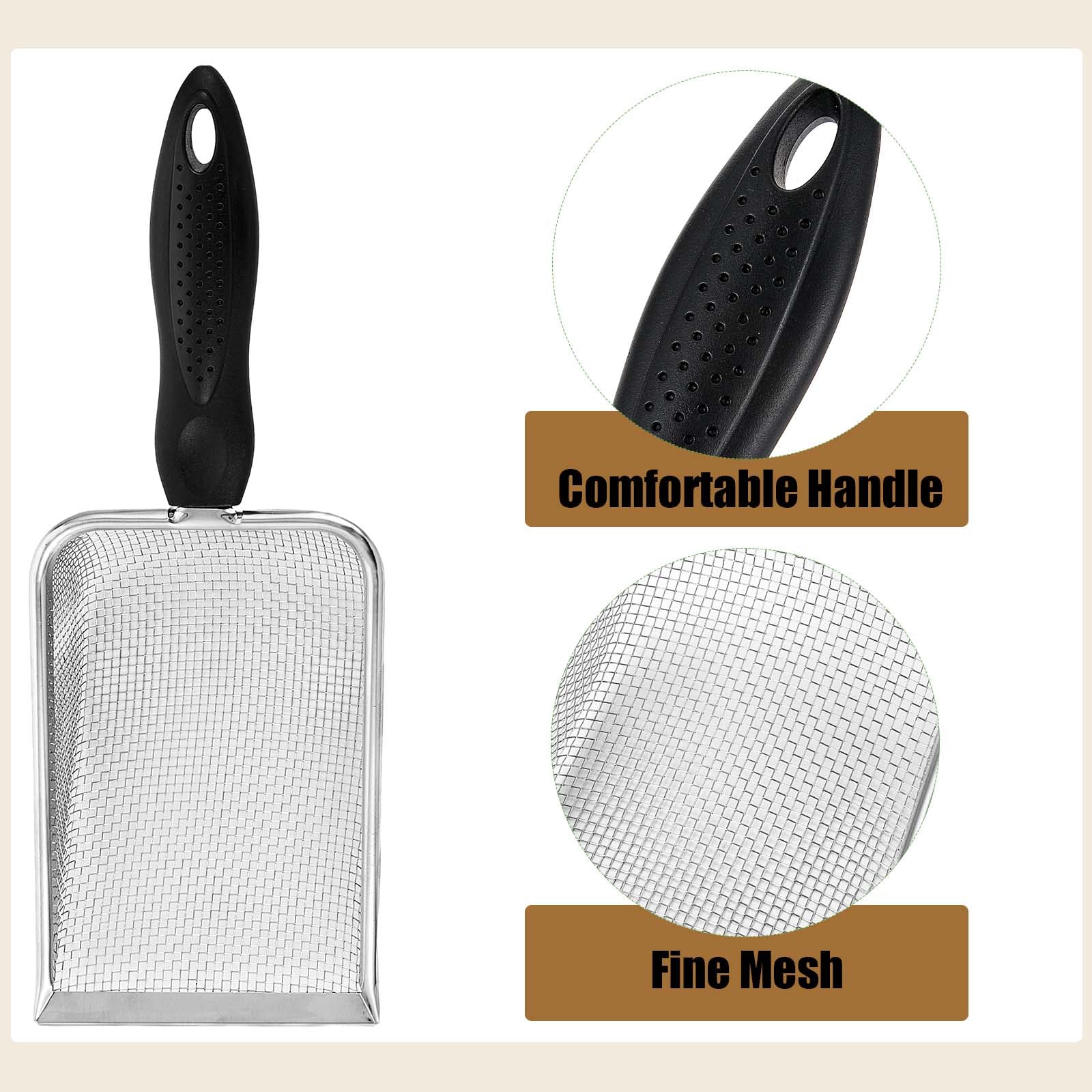 Dunzy fine mesh design sifter in action for efficient sand separation