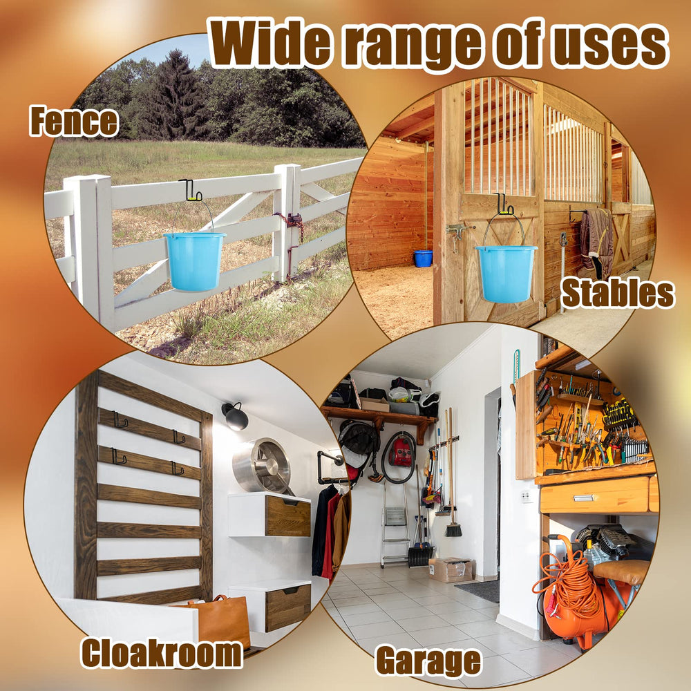 Dunzy durable stall hook with reliable load-bearing design
