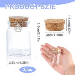 Duoxiate paw print charm stainless-steel complements the bottle, a heartfelt remembrance