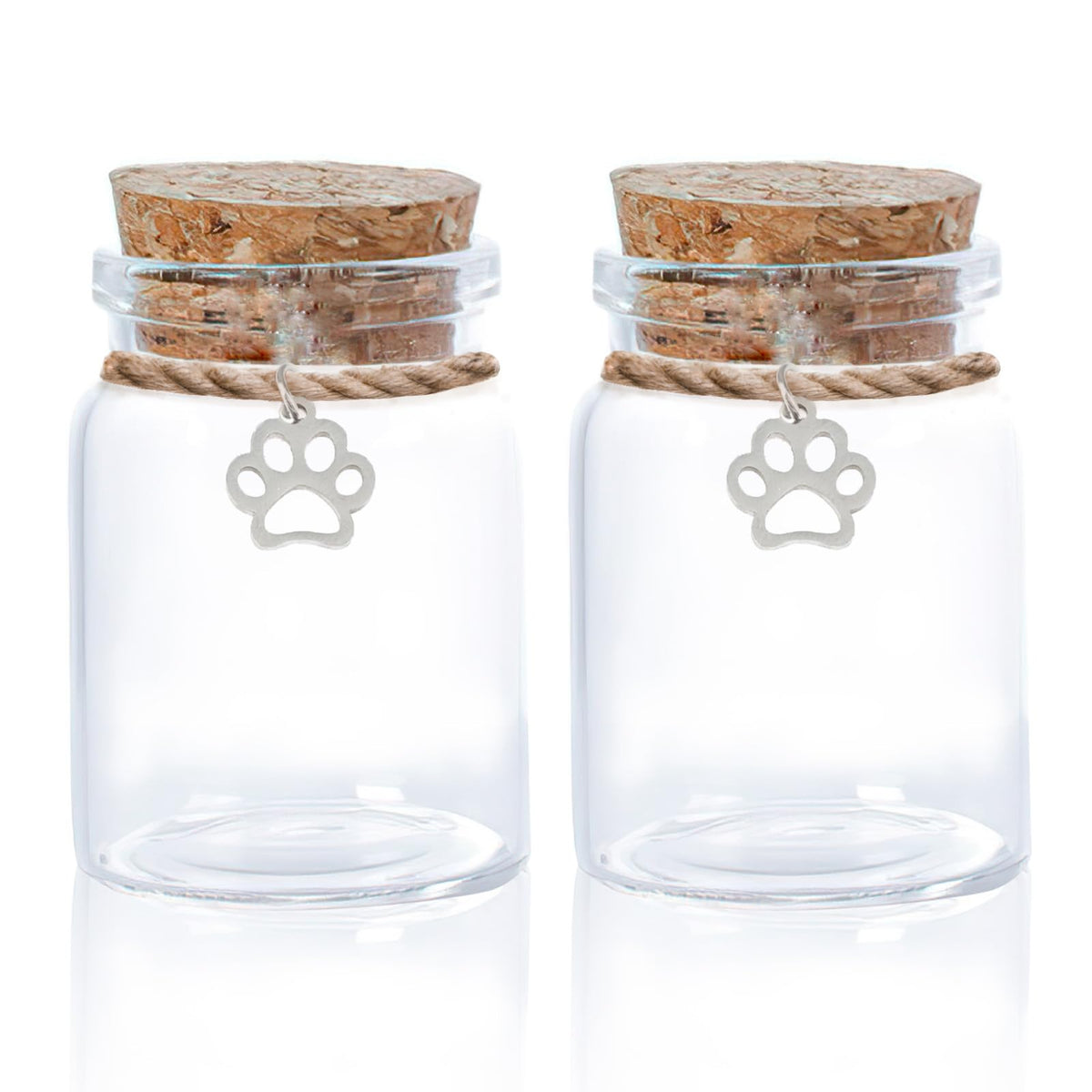 Duoxiate pet hair memorial bottle glass preserves fur memories as a keepsake