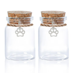 Duoxiate pet hair memorial bottle glass preserves fur memories as a keepsake