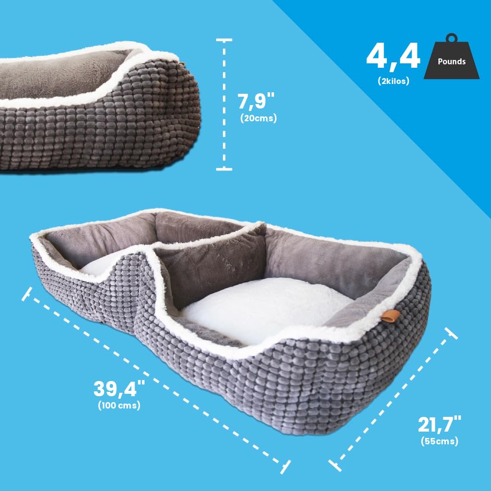 Dupligee machine washable bed for easy cleaning and hygiene.