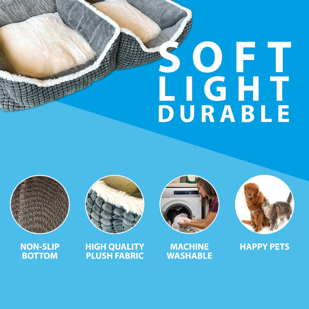 Dupligee premium plush fabric close-up offers a soft, inviting retreat.