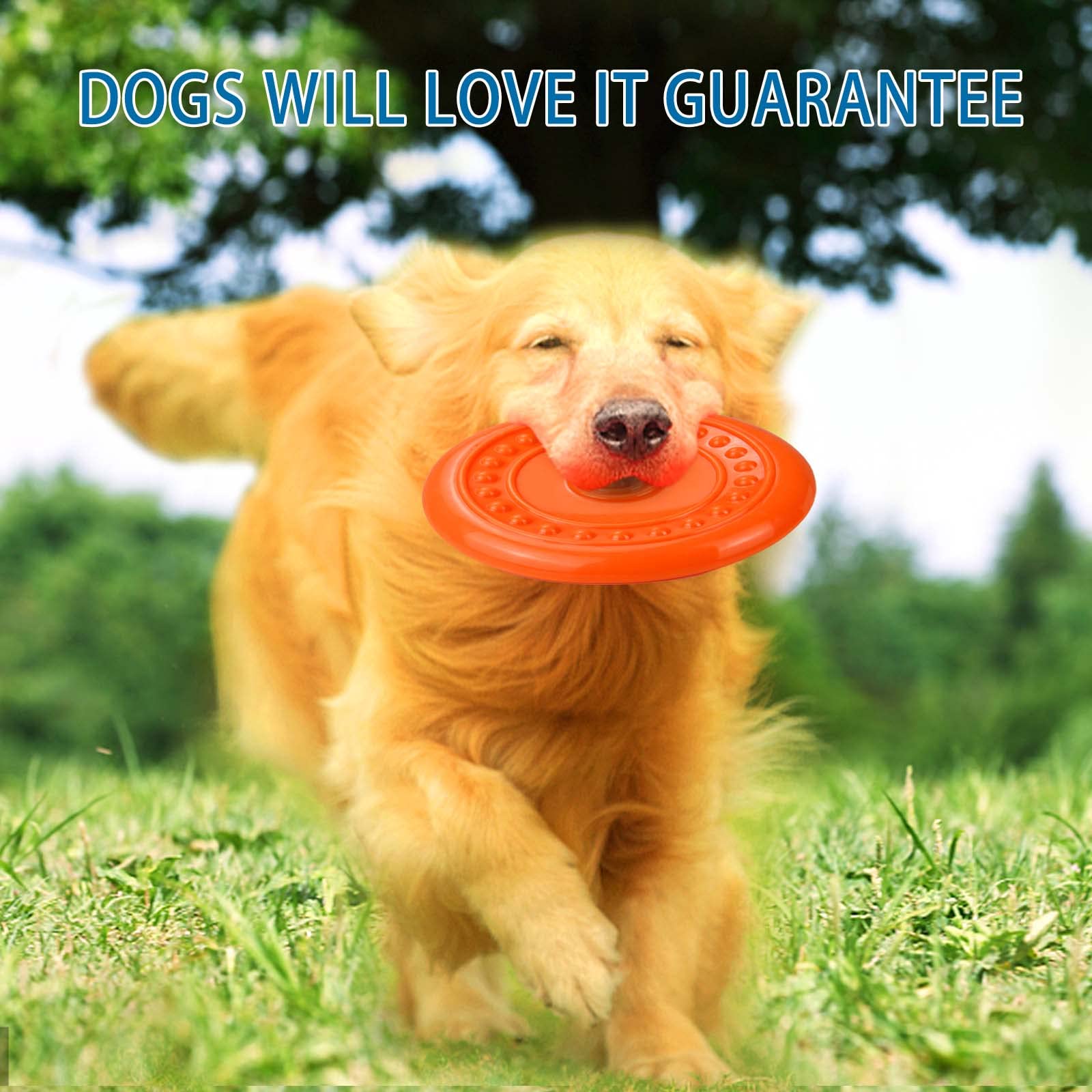 Durable Big Dog Toys size-variant disc suitable for large, medium, and small dogs.