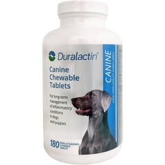 Duralactin canine vanilla chewable tabs for joint support and mobility
