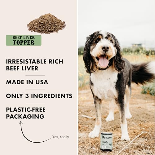 Durango dog food topper brown rice flour ingredients highlight simple nutrition