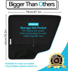 Durapower dog door protector installed on a door keeps interior surfaces clean.