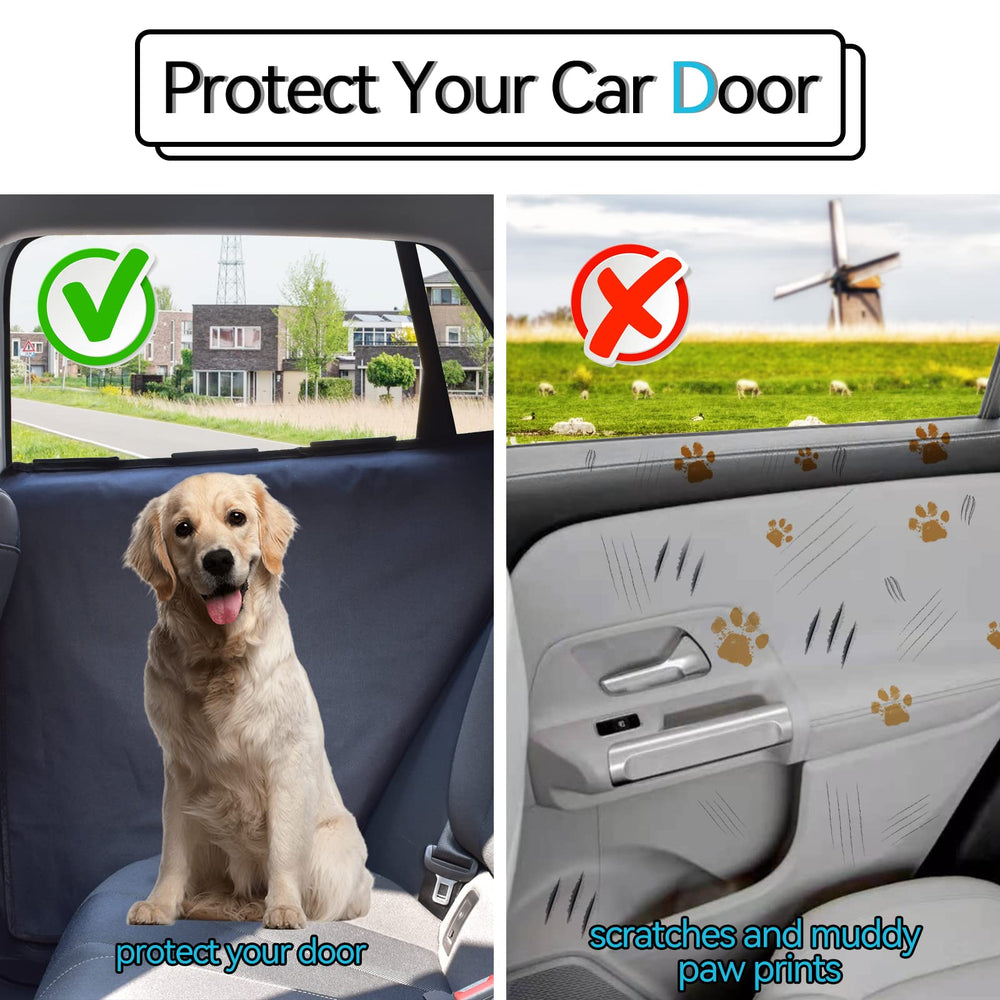 Durapower suction cups secure the protector without door damage.