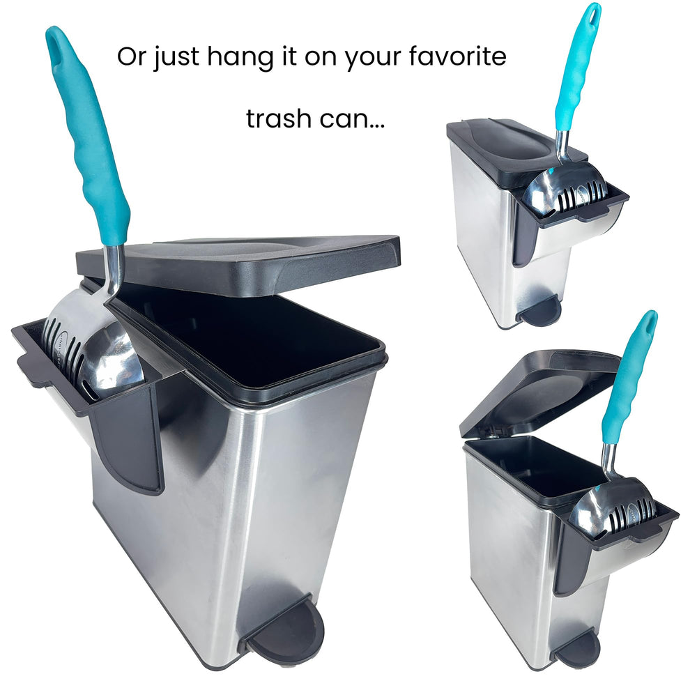 DuraScoop durable metal build lasts longer than plastic alternatives.