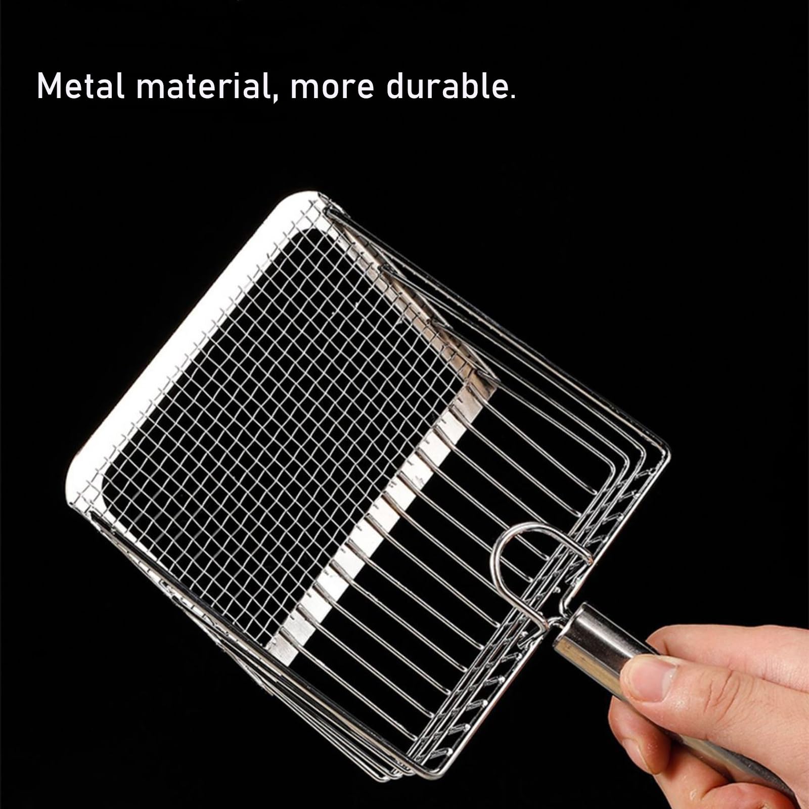 DUSTNIX cat litter scoop easy-clean-design ensures simple rinse-off after use.