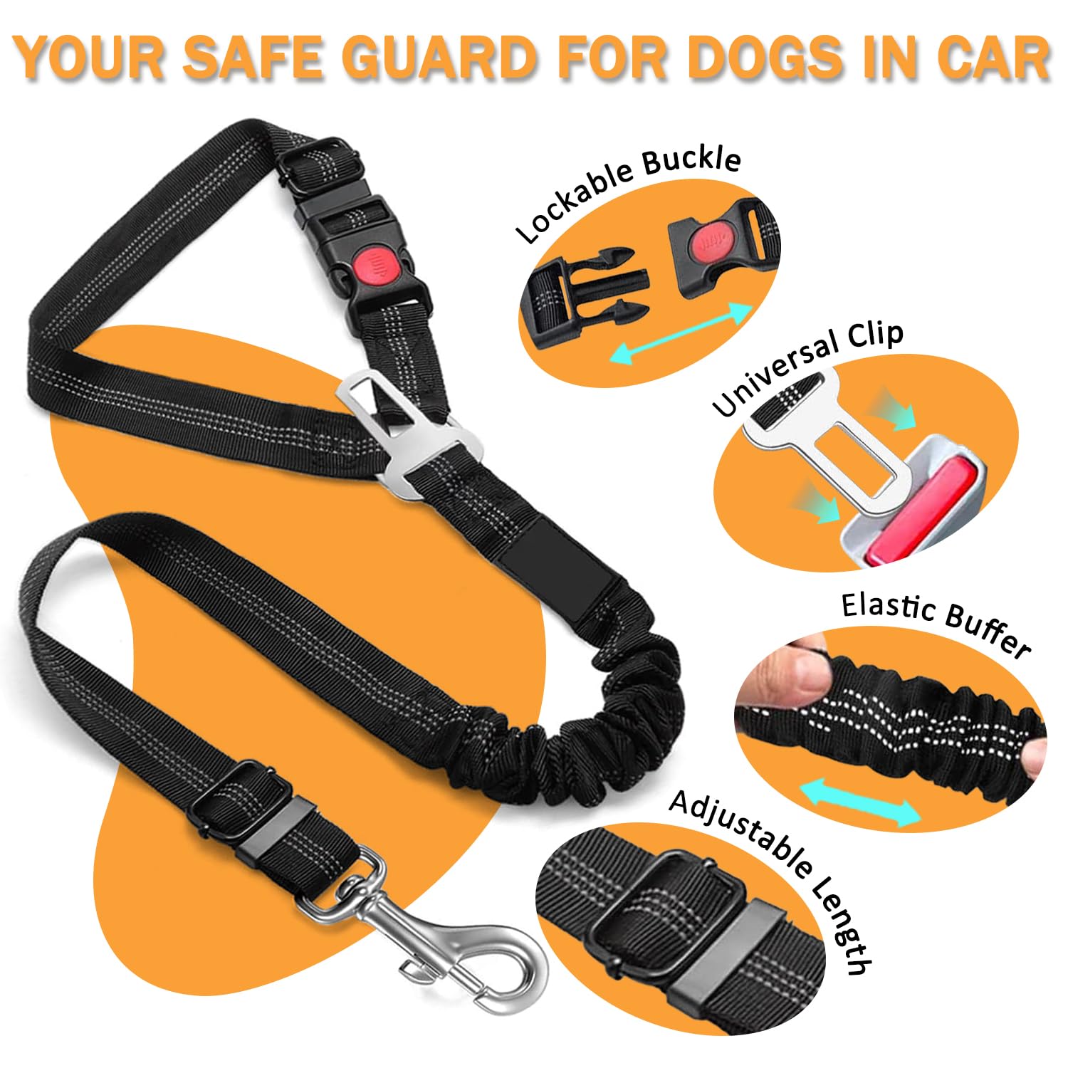 DVEDO nylon belt and aluminum clip showcase durable construction