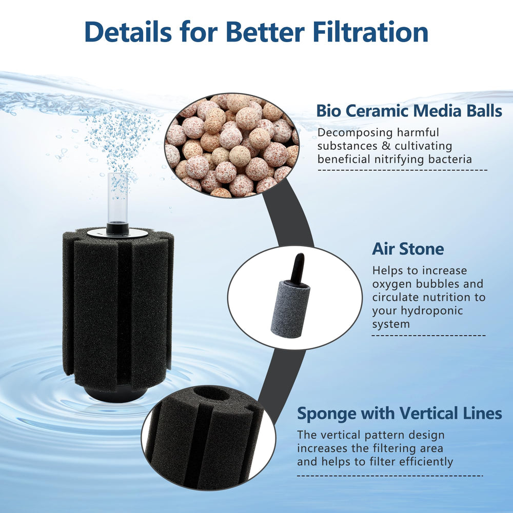 DVHEY air stone bubble diffuser delivering quiet aeration for calm aquarium environments